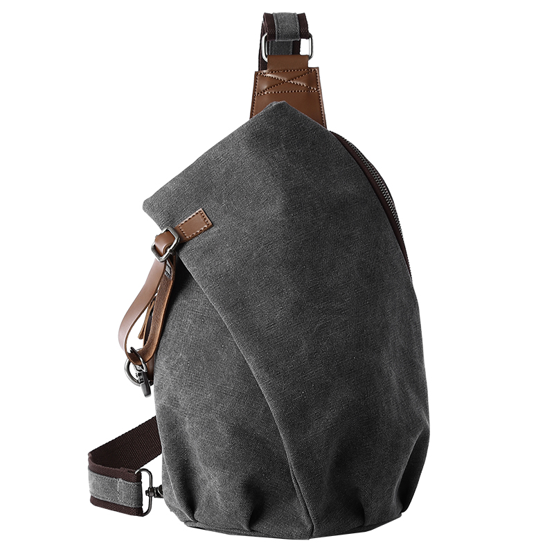 Men'S Accessories Backpack - MTE ELAN 대용량 레트로 캔버스 슬링백