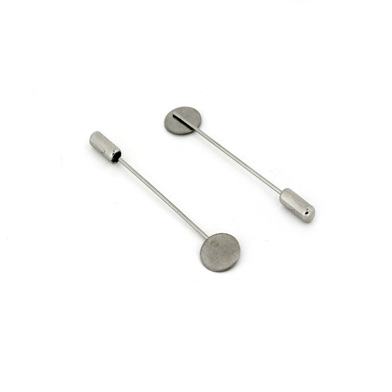 10개/세트 10 15mm 스테인레스 스틸 롱 브로치  - Men Accessories Wholesale 리뷰 및 가격
