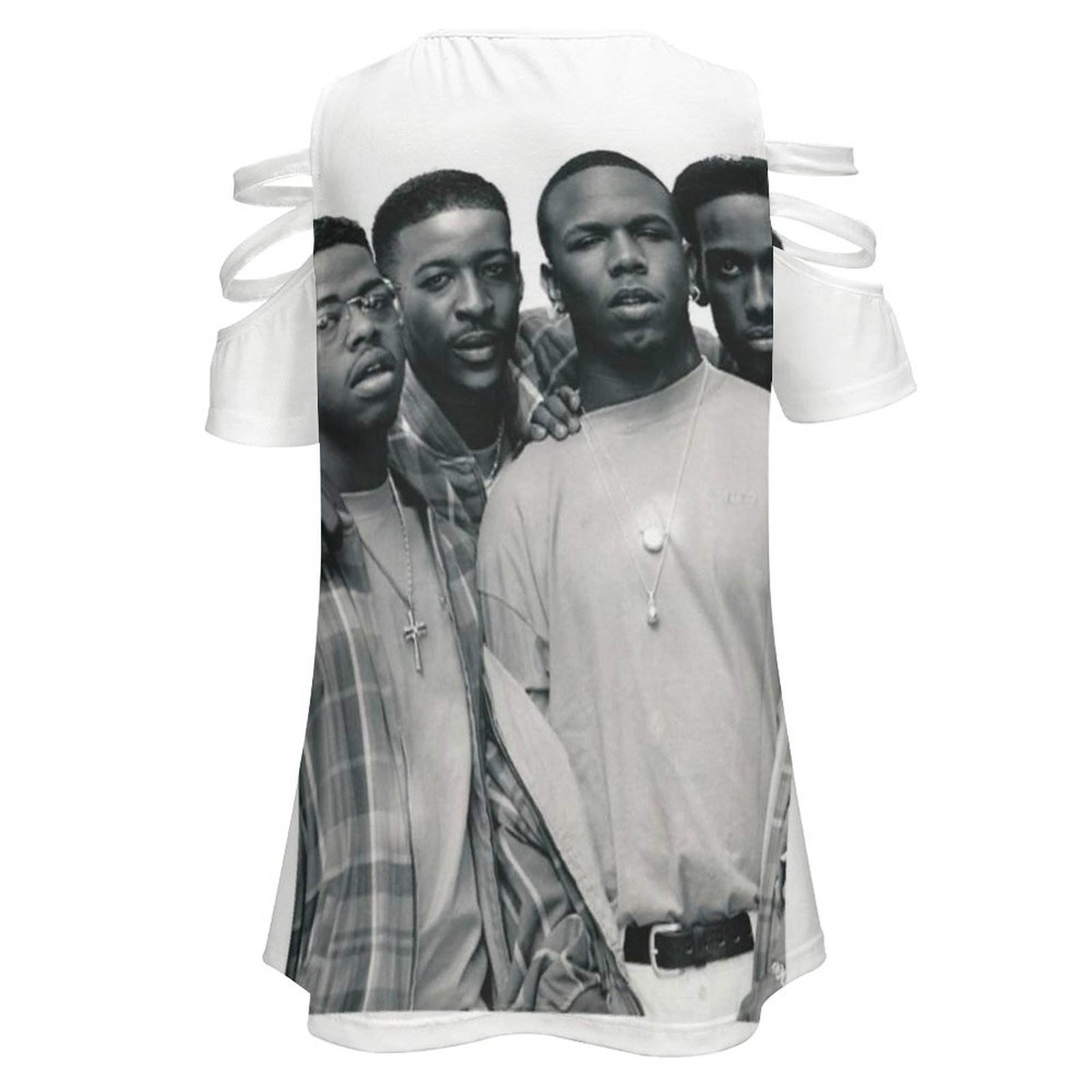 Boyz Ii 남성용 지퍼 오프 숄더 상의 반팔 셔츠, - Men'S Accessories In The 80S 리뷰 및 가격