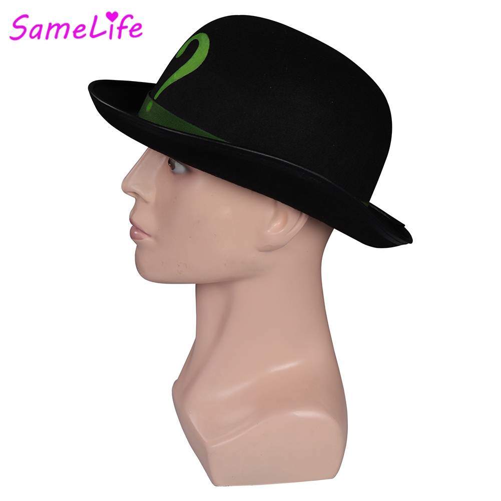 도매 영화 슈퍼 빌런 리들러 모자 코스프레 의상 액세서 - Men Accessories Wholesale 리뷰 및 가격