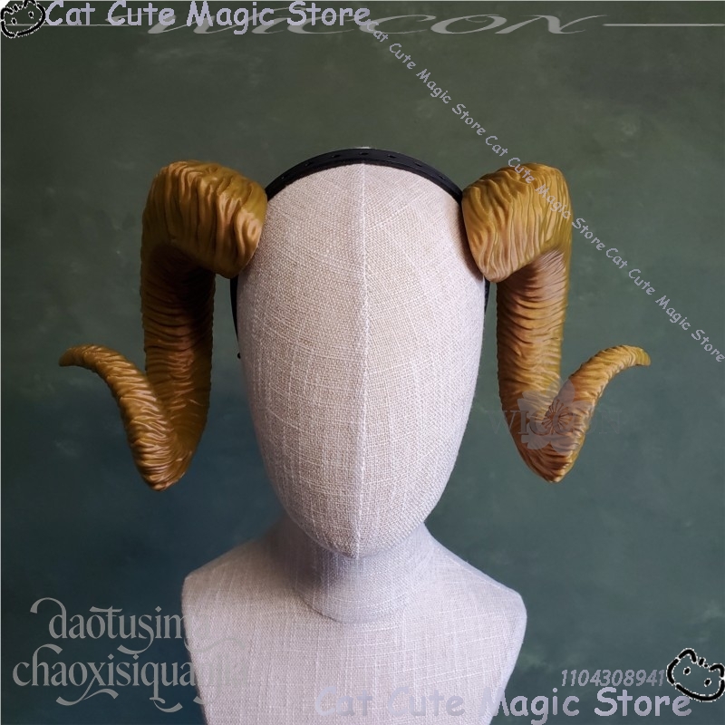 게임 BG3 모피 동물 퍼슈트 코스프레 램 혼스 3D  - Men'S Suit Accessories 리뷰 및 가격