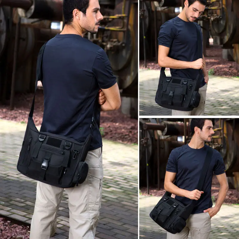14 인치 노트북 숄더 백 남자 스포츠 가방 남자 군사 - Men'S Accessories Backpack 리뷰 및 가격