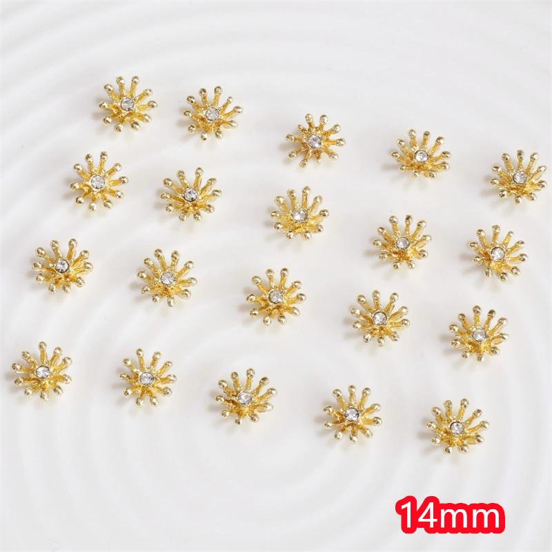 도매 100개/묶음 14mm 만화 꽃 모양 합금 플로팅 - Men Accessories Wholesale 리뷰 및 가격