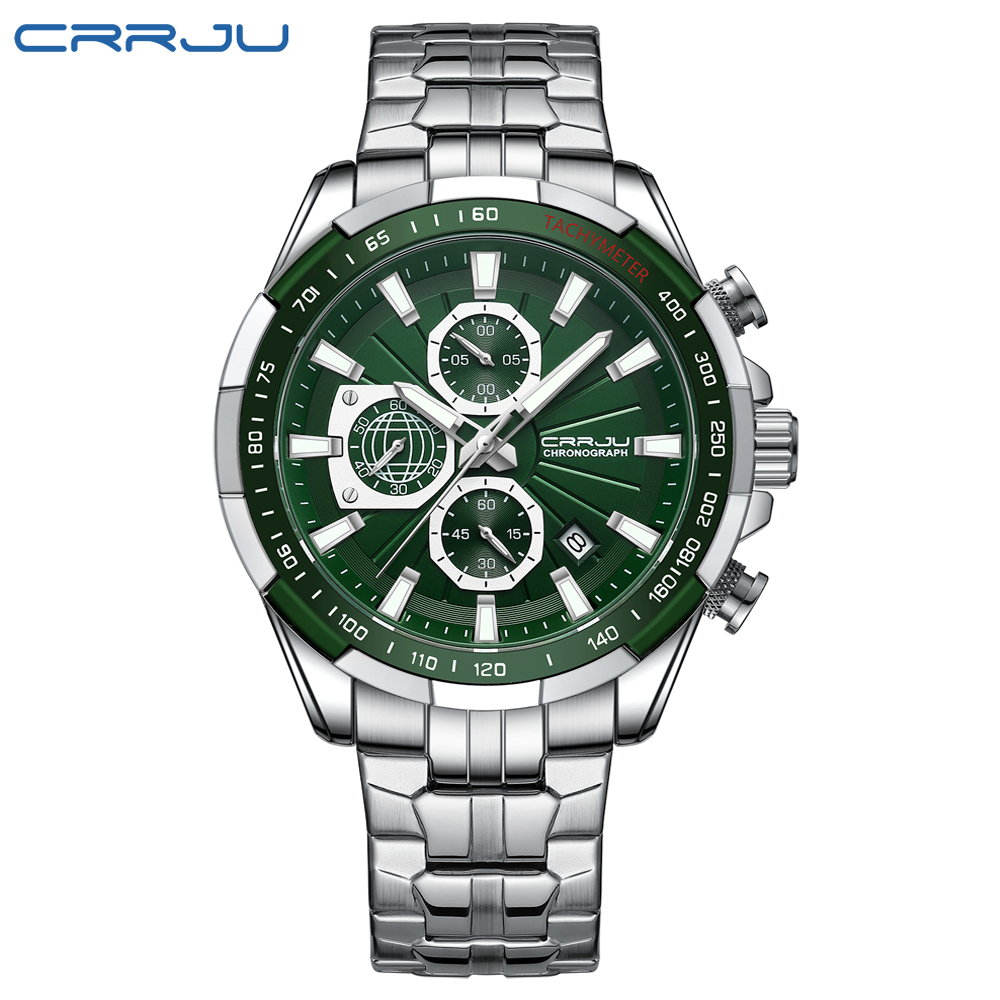 CRRJU 남성용 럭셔리 브랜드 손목 시계, 오리지널  - Men'S Accessories Luxury Brands 리뷰 및 가격