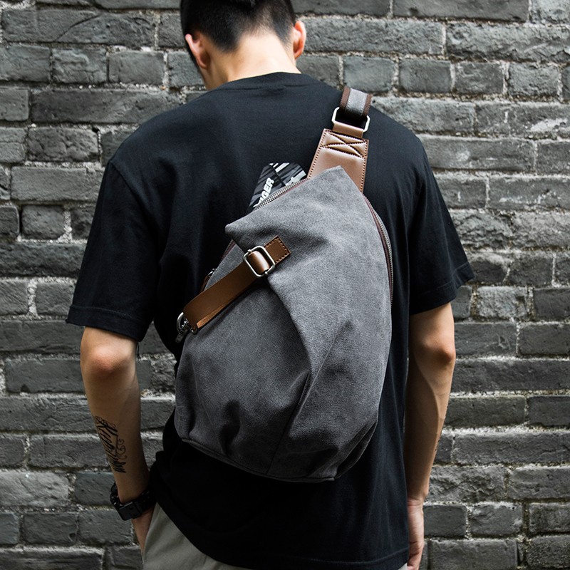 MTE ELAN 대용량 레트로 캔버스 슬링백 남성 가죽 - Men'S Accessories Backpack 리뷰 및 가격