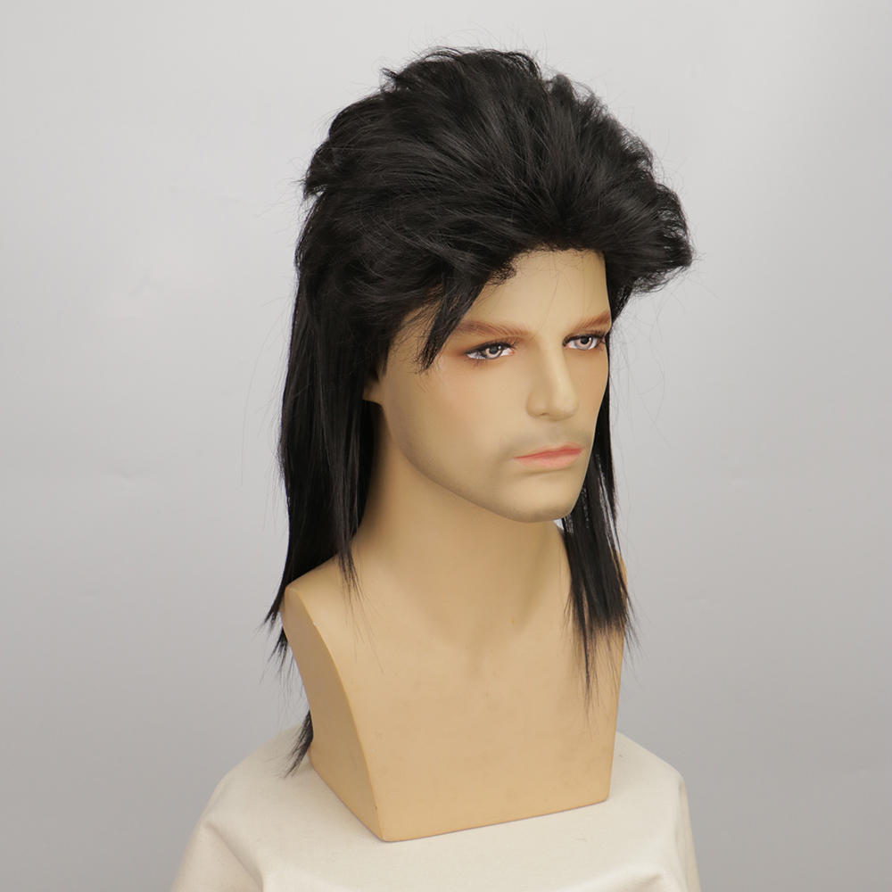 남자 가발 합성 숭어 가발 80년대 남자 의상 멋진 파 - Men'S Accessories In The 80S 리뷰 및 가격