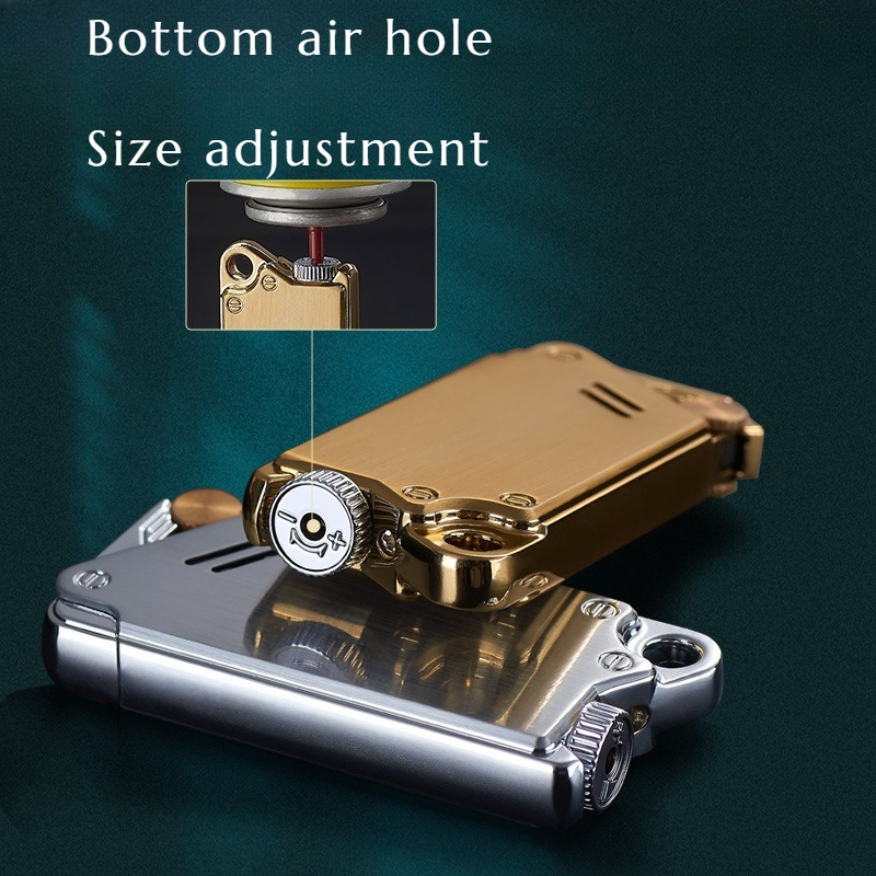 새로운 방풍 가볍고 얇은 직화 라이터 고급 비즈니스 남 - Men'S Accessories Essentials 리뷰 및 가격