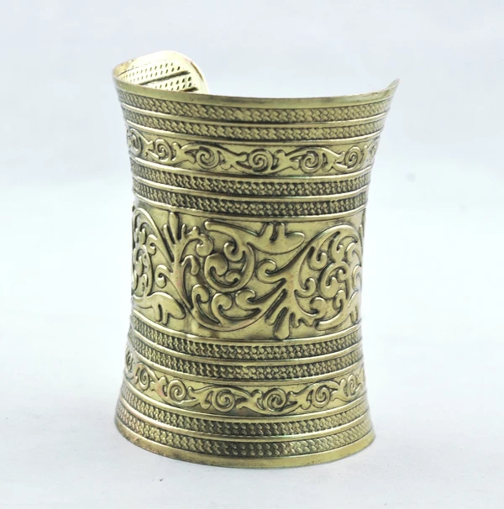 빈티지 합금 와이드 커프 팔찌 (여성용, 남성용) 집시 - Men Accessories India 리뷰 및 가격
