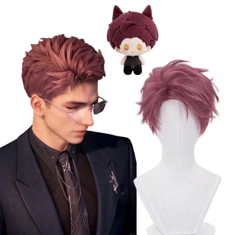 Valko 가발 게임 사랑과 딥스페이스 코스프레 빨간  - Men'S Suit Accessories 리뷰 및 가격