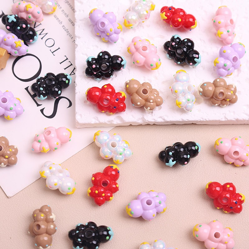 도매 50개/세트 컬러 패턴 프린트 만화 구름 모양 레 - Men Accessories Wholesale 리뷰 및 가격