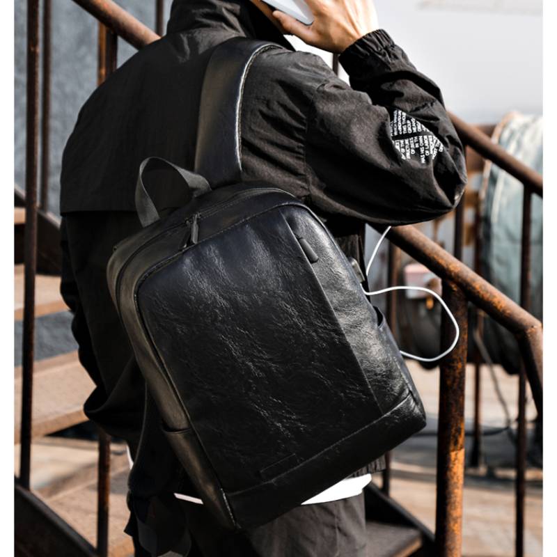 남자 유행 배낭 PU 가죽 가방 서류 가방 사무실 캐주 - Men'S Accessories Backpack 리뷰 및 가격