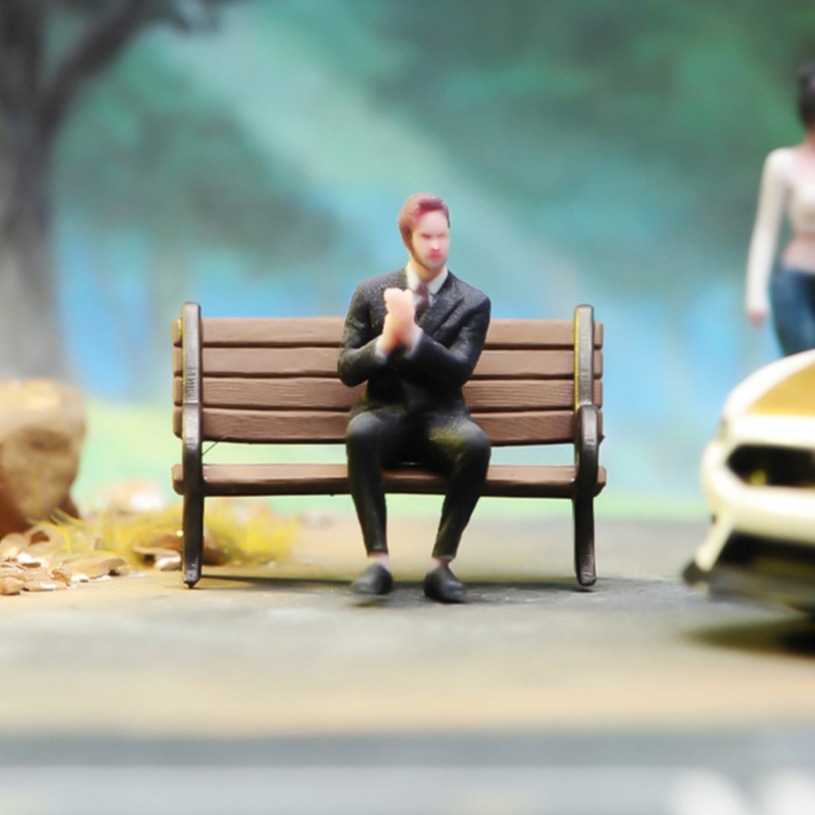 1:64 스케일 앉아있는 남자 피규어 3D 프린팅 미니 - Men'S Suit Accessories 리뷰 및 가격