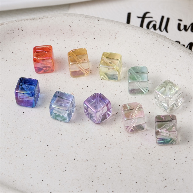 도매 200pcs/lot 8mm 컬러 인쇄 기하학 사각 - Men Accessories Wholesale 리뷰 및 가격