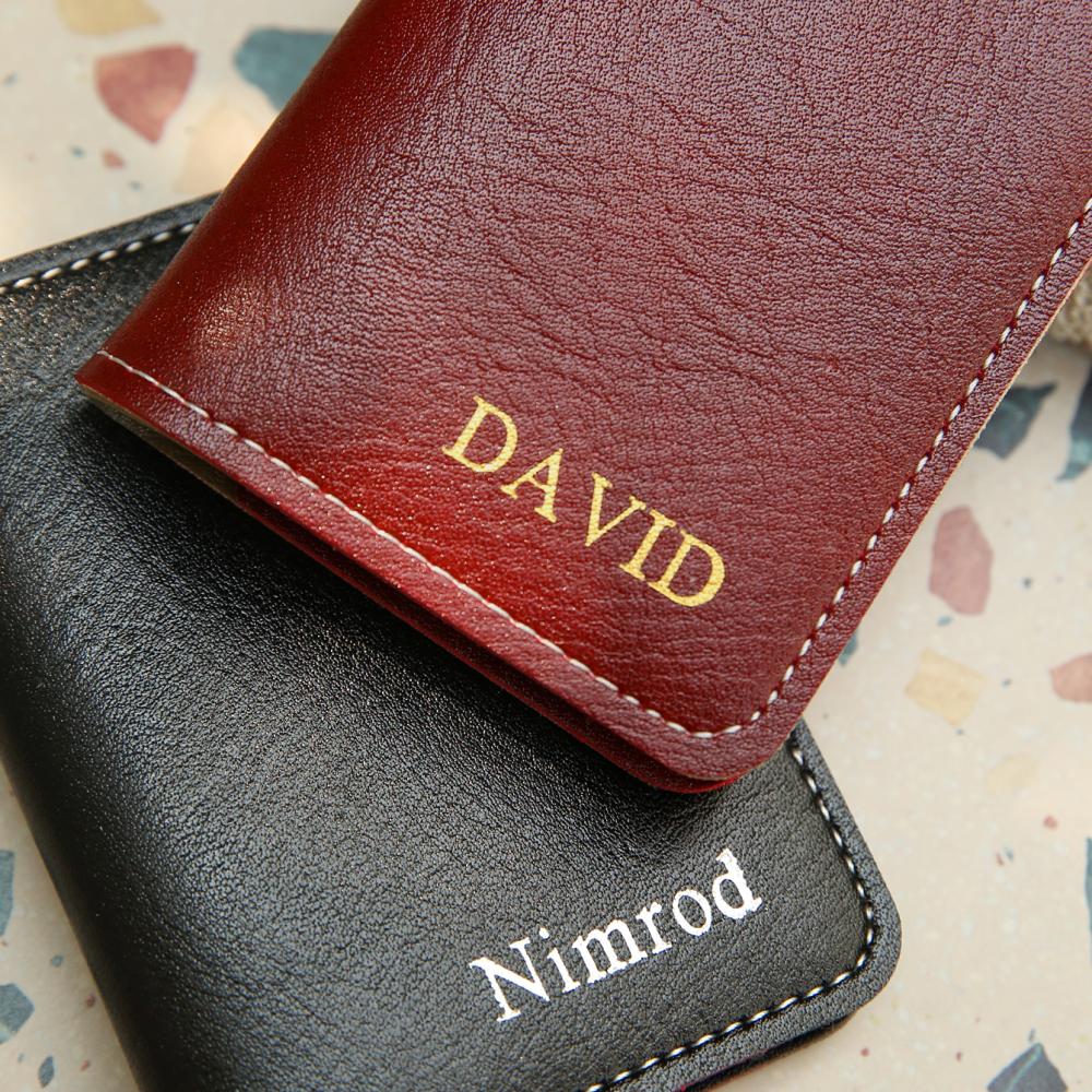 맞춤형 이름 각인 이중 접이식 가죽 카드 지갑 PU 신 - Bifold Leather Wallet 리뷰 및 가격