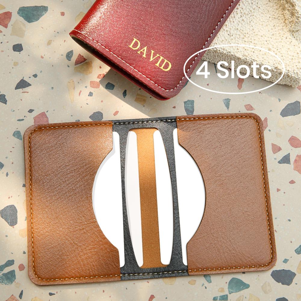 맞춤형 이름 각인 이중 접이식 가죽 카드 지갑 PU 신 - Bifold Leather Wallet 리뷰 및 가격